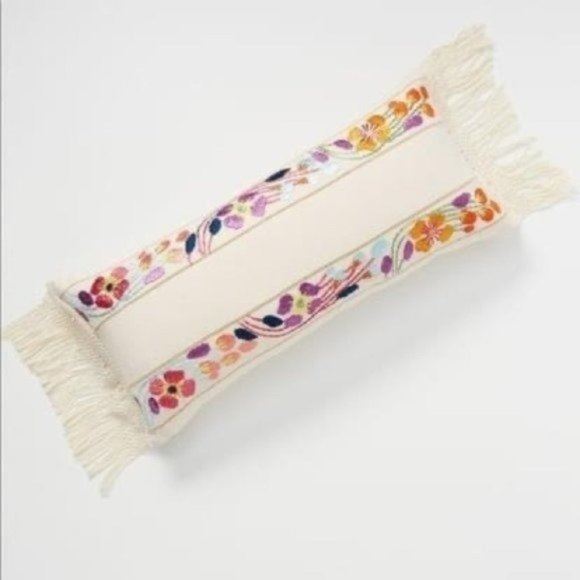 Anthropologie Other - Anthropologie Hand-Embroidered Pillow